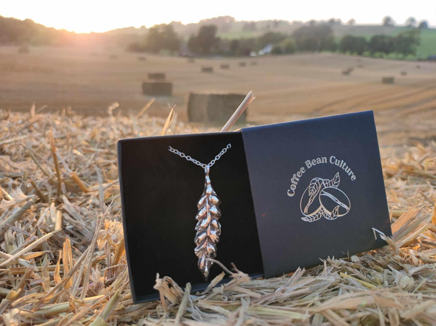 Wheat Necklace - Sølv Lines