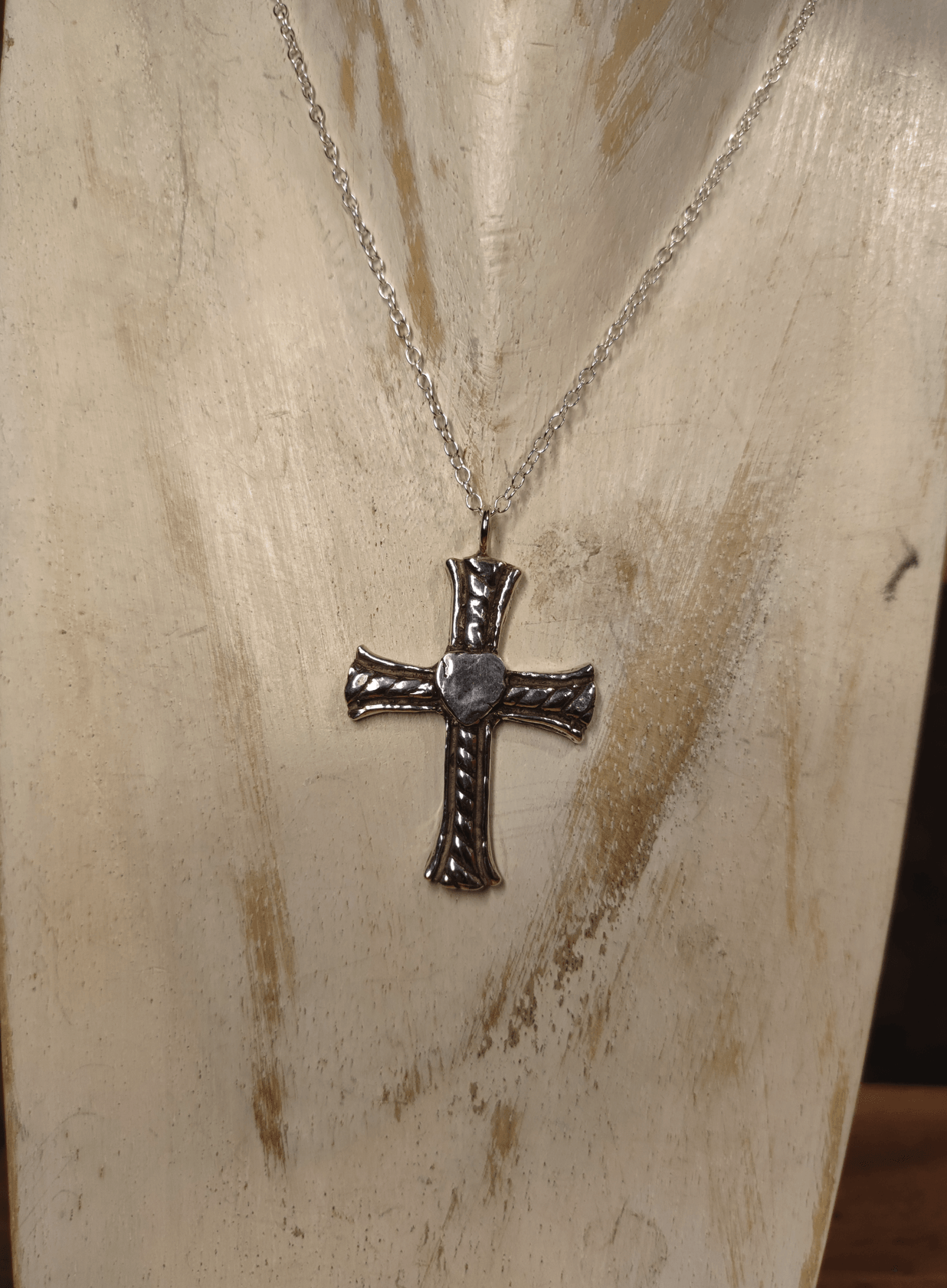 Memorial Silver Cross Ash Necklace - Sølv Lines