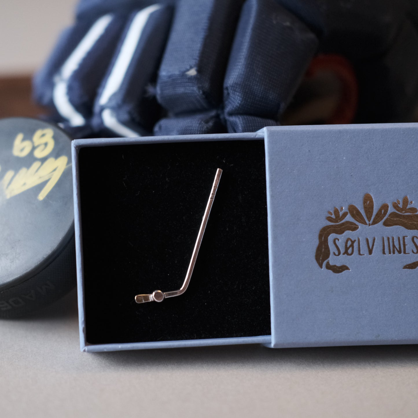 Ice Hockey Pin Badge
