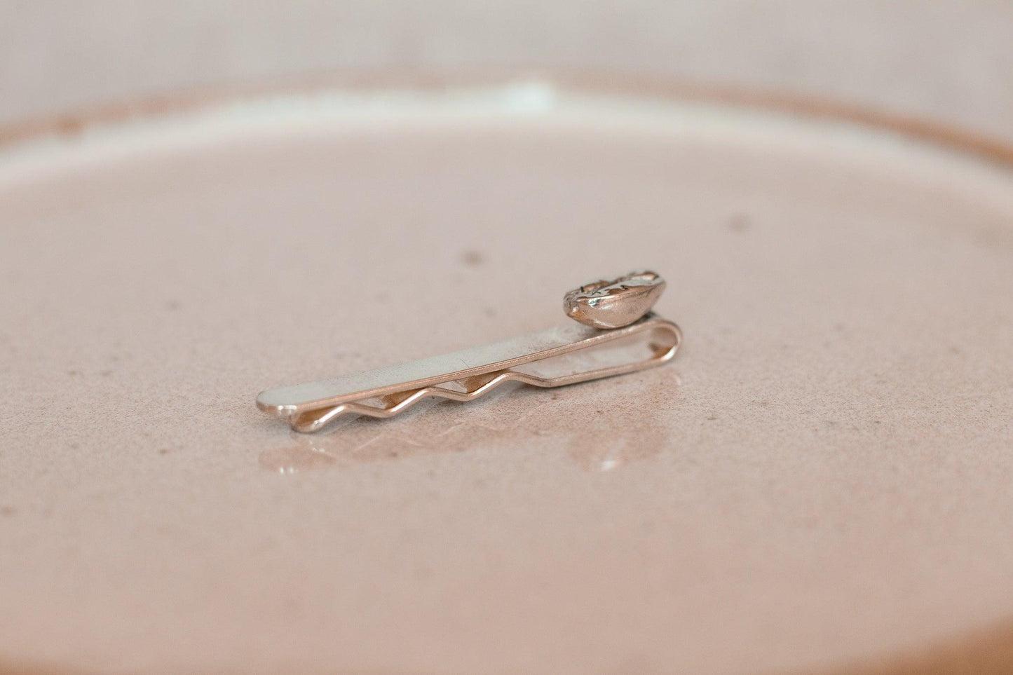 Guatemala Maragogype Sterling Silver Coffee Bean Tie Clip - Sølv Lines