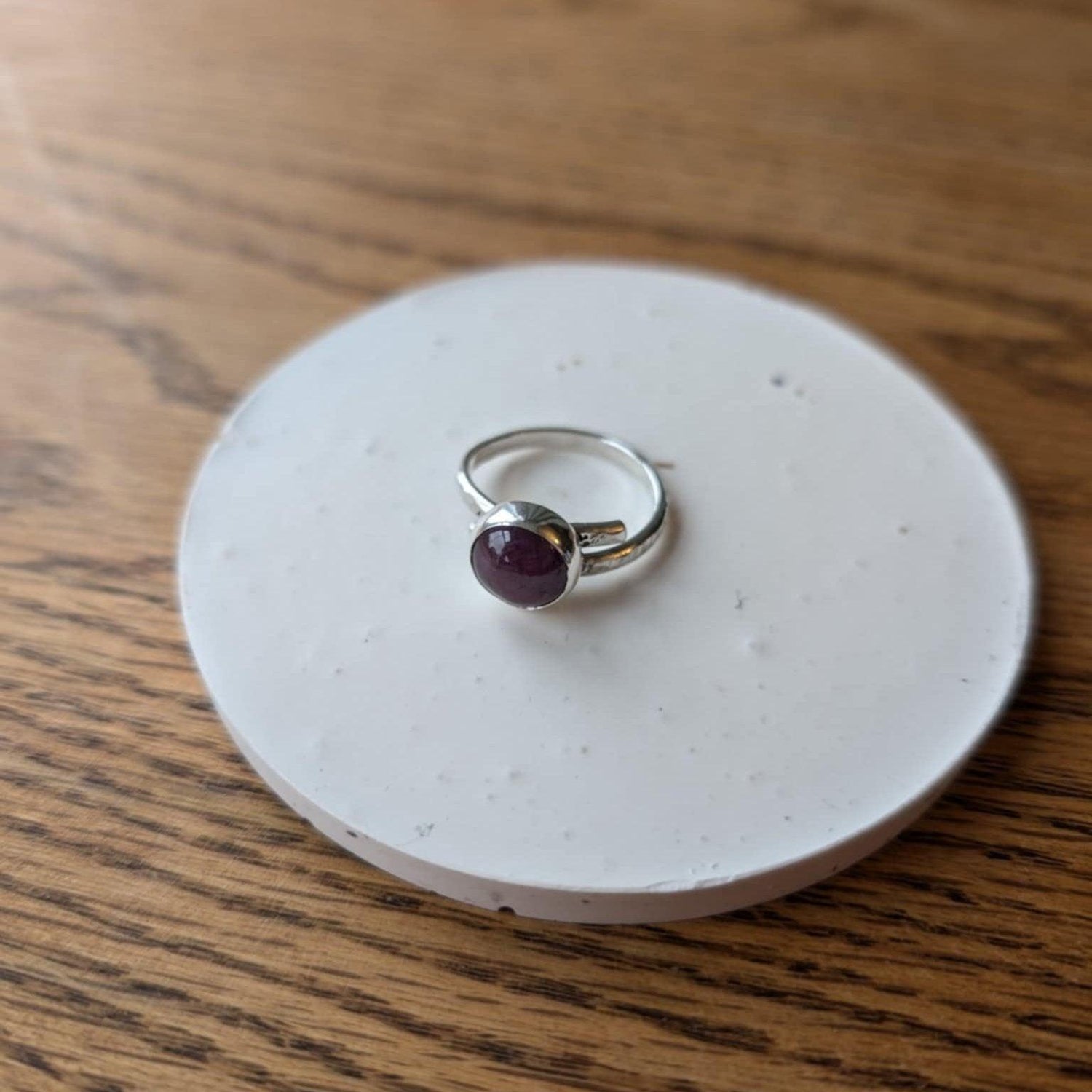 Stone Set Rings - Sølv Lines