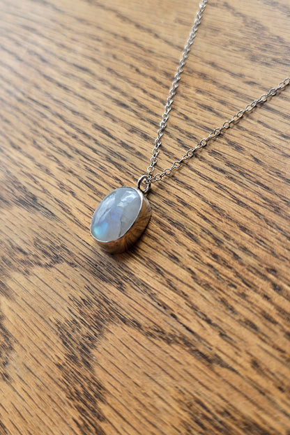Sterling Silver Moonstone Necklace