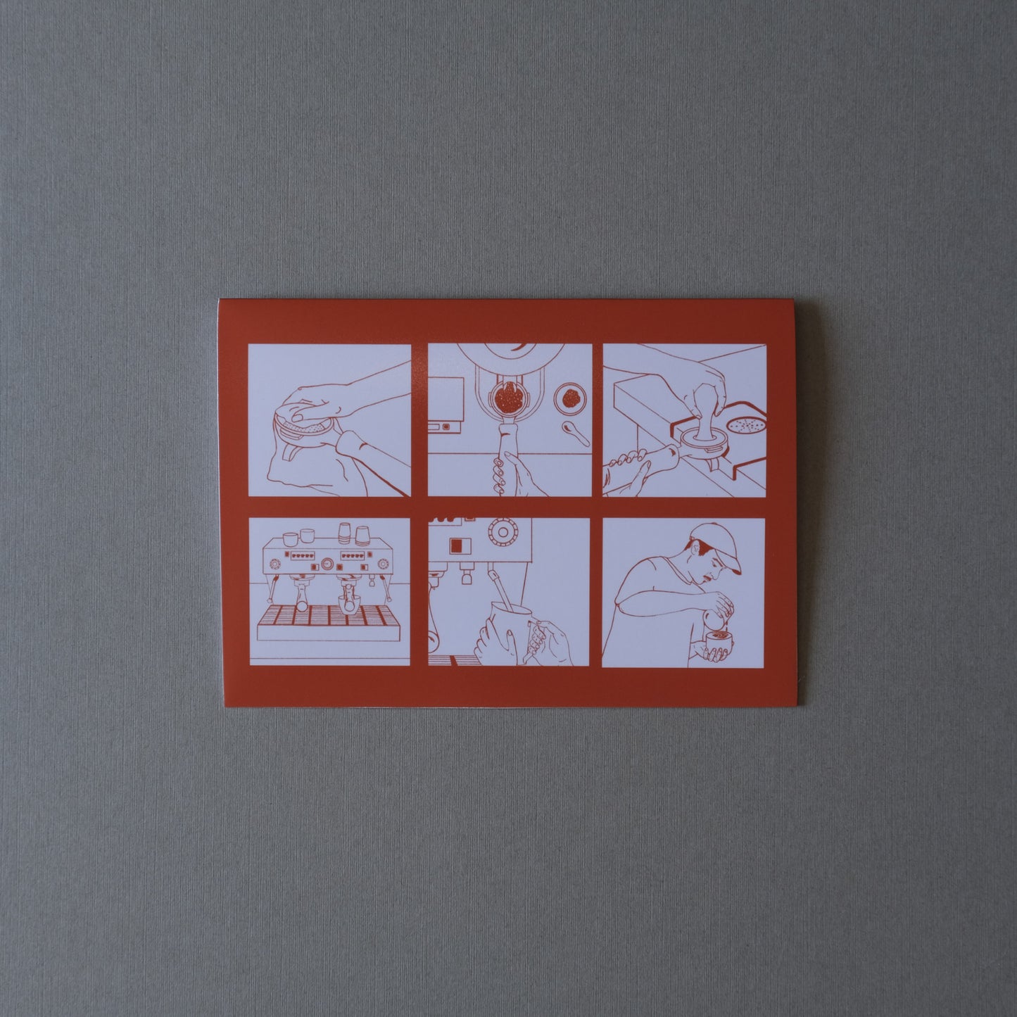 Barista Coffee Brewing Process Print
