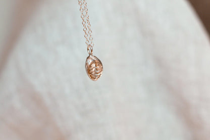 Hinitan Plantation Barako Liberica Bean Sterling Silver Necklace - Sølv Lines