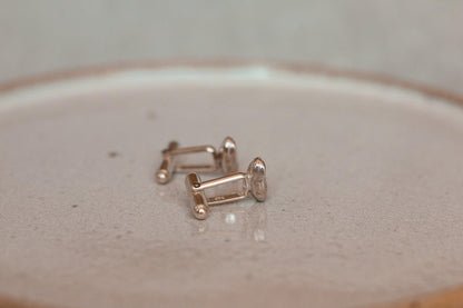 Guatemala Maragogype Sterling Silver Coffee Bean Cuff Links - Sølv Lines